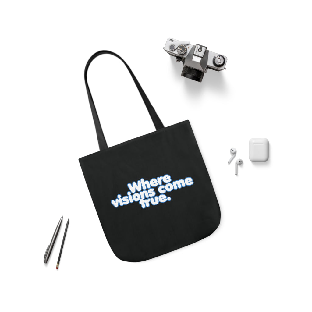 Canvas Tote Bag, 5-Color Straps