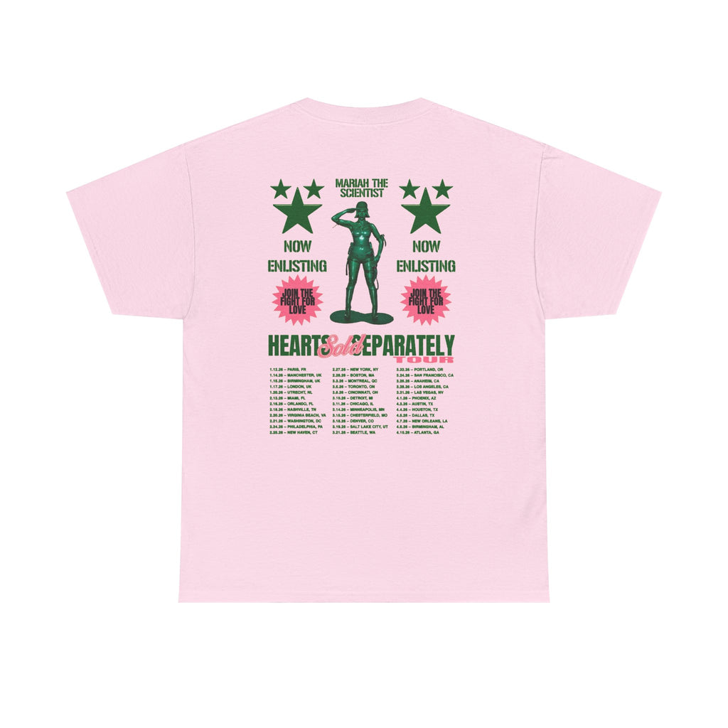 'Hearts Sold Separatedly' Green Soldier Vintage Pinup Design