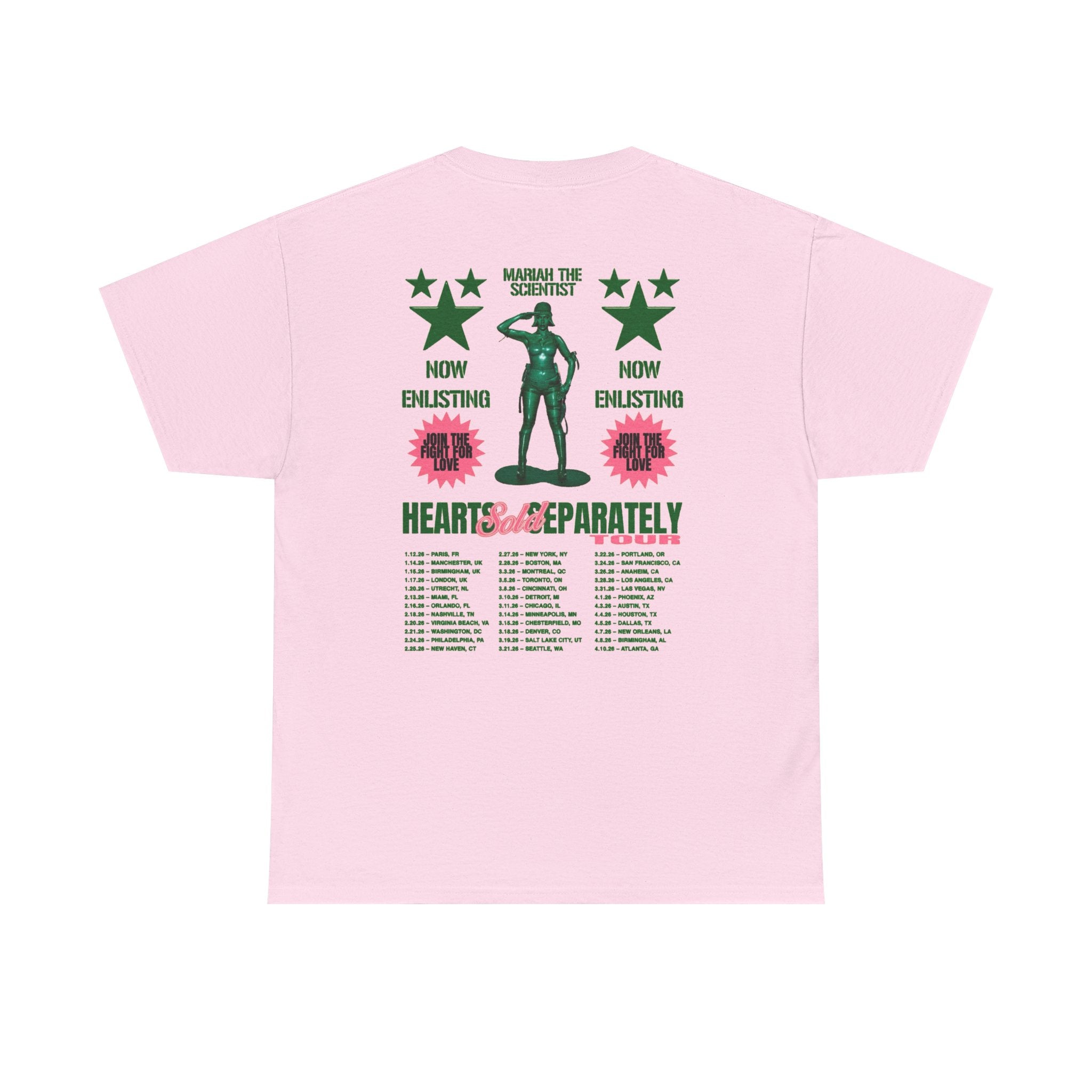 'Hearts Sold Separatedly' Green Soldier Vintage Pinup Design