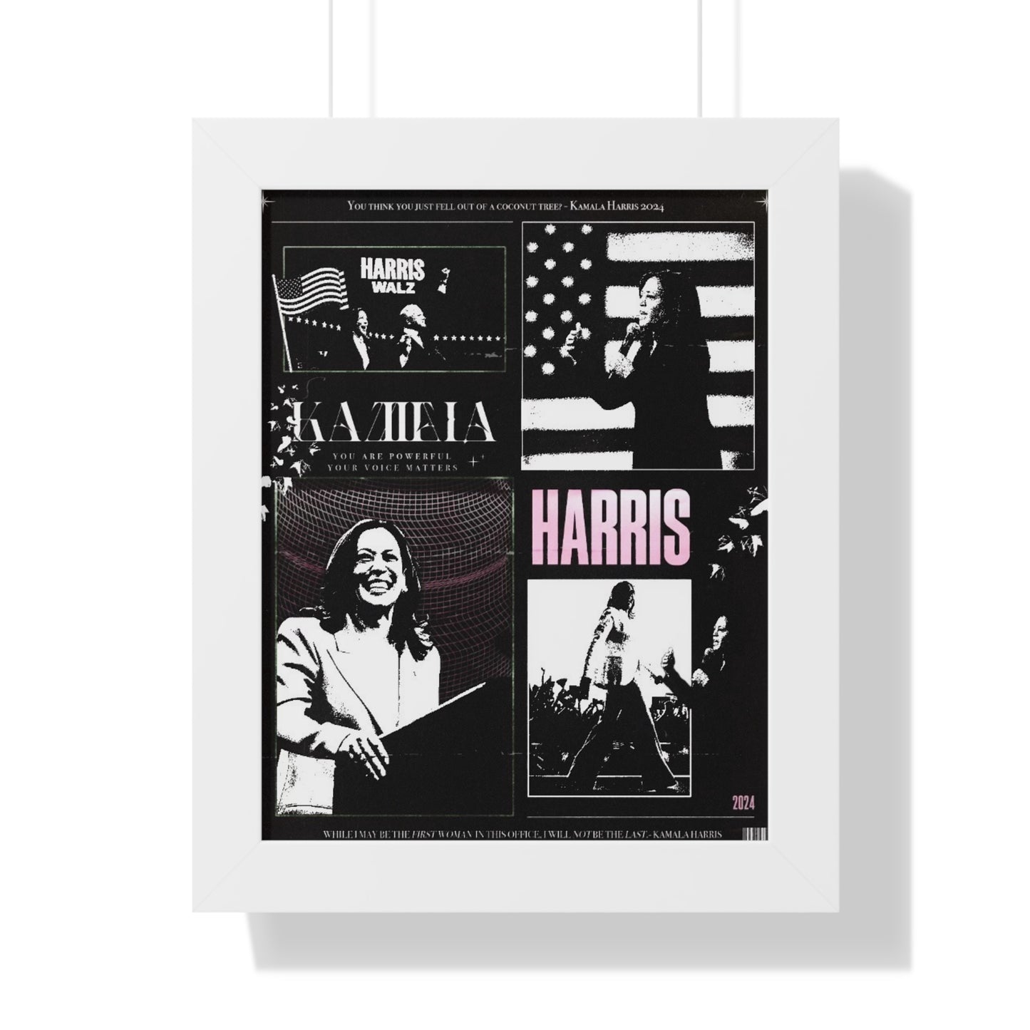 Framed Vertical Poster