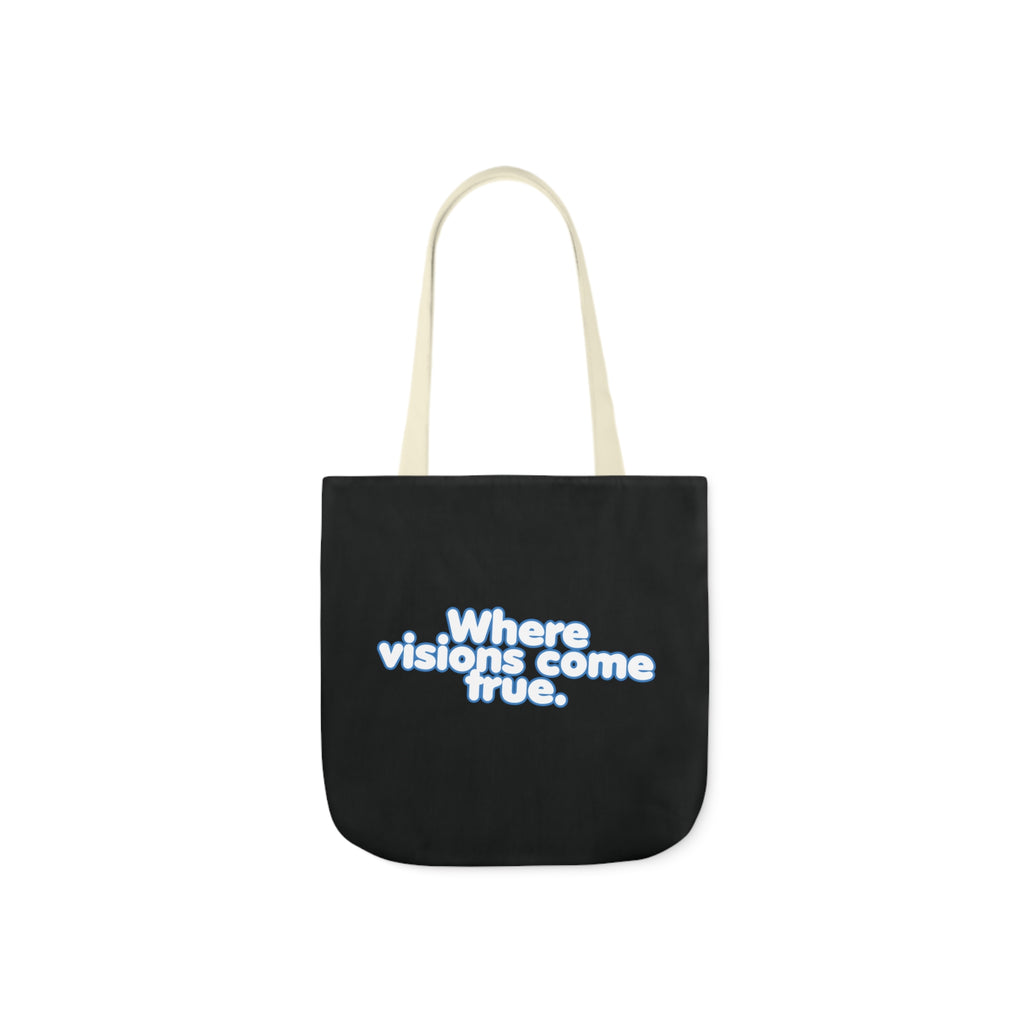 Canvas Tote Bag, 5-Color Straps