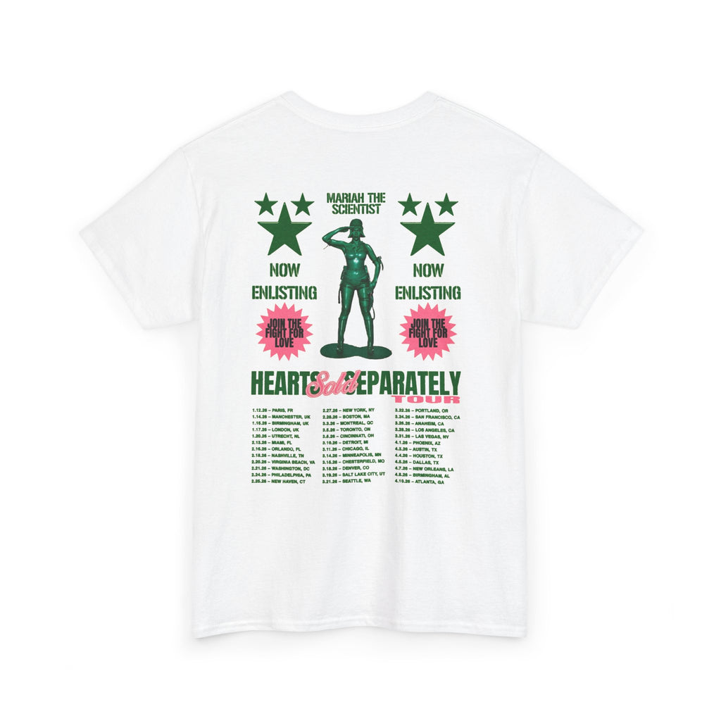 'Hearts Sold Separatedly' Green Soldier Vintage Pinup Design