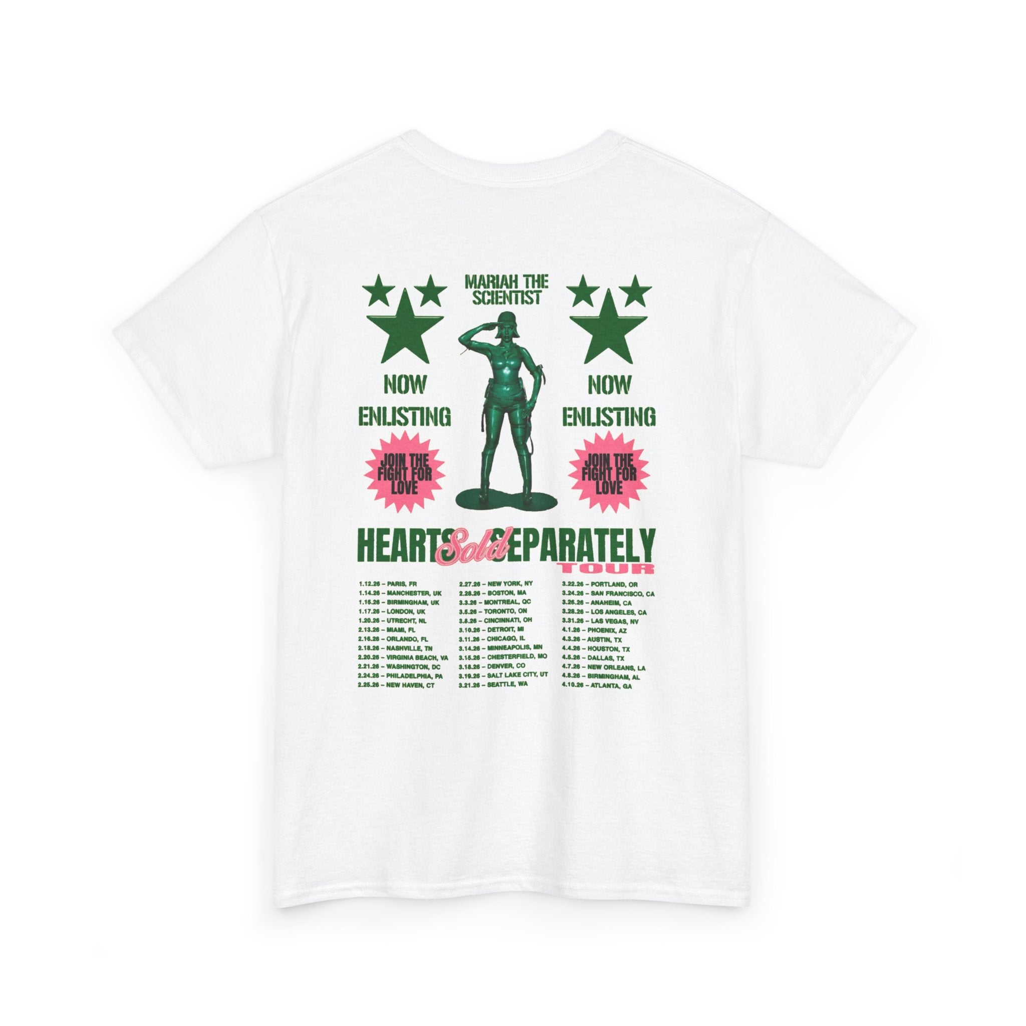 'Hearts Sold Separatedly' Green Soldier Vintage Pinup Design