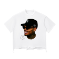 BREEZY Snow Wash Raw-Hem Boxy T-shirt
