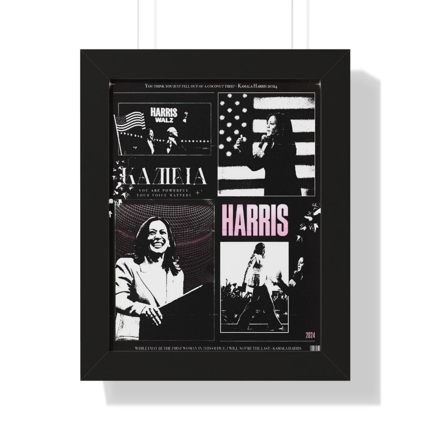 Framed Vertical Poster