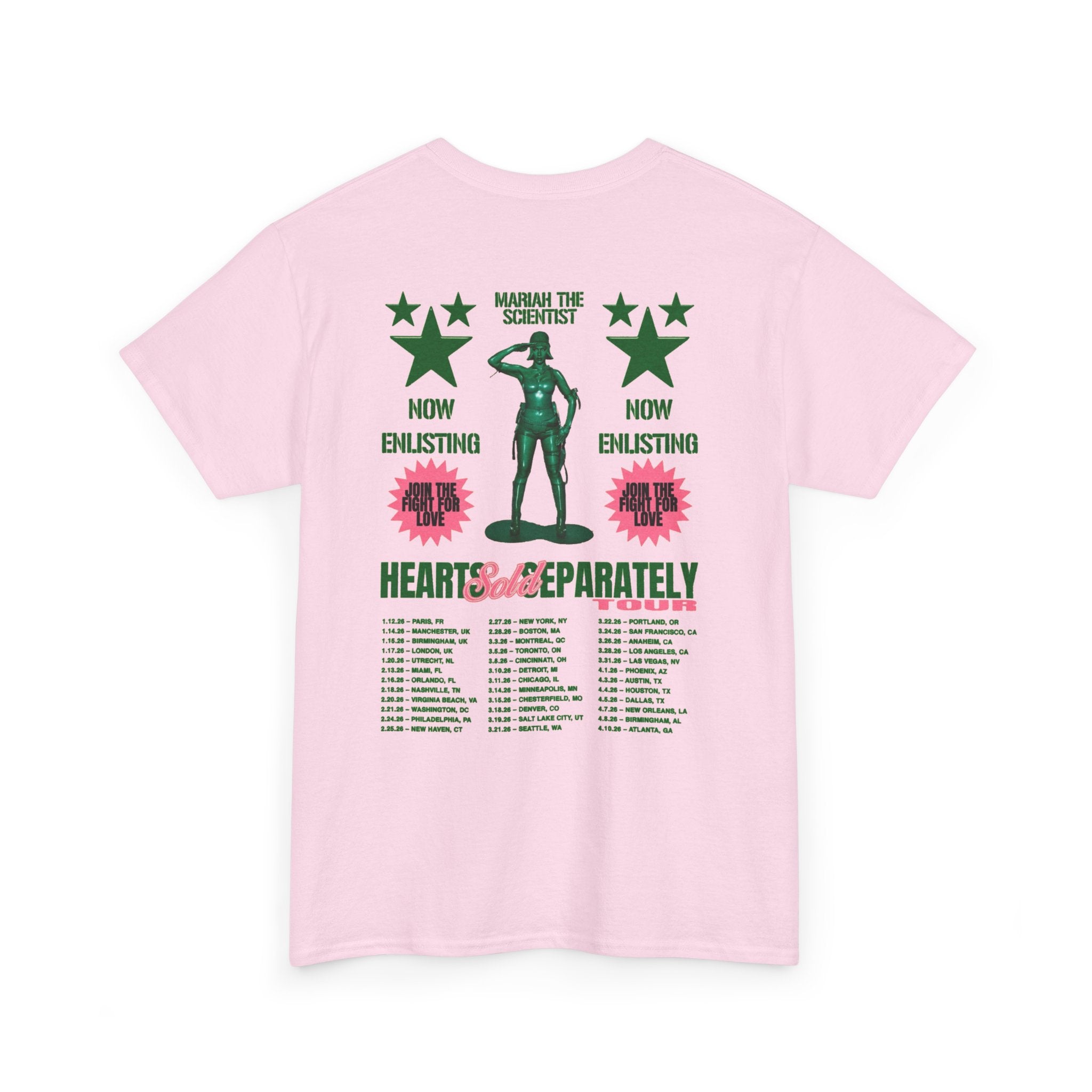 'Hearts Sold Separatedly' Green Soldier Vintage Pinup Design